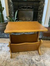 Mid Century Vintage Retro Coffee Table with Magazine Rack