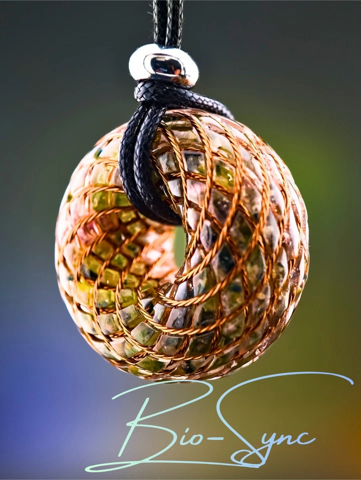 Golden Ratio Torus "Anahata Flux" Vortex Energy Pendant. Heart Chakra Activation - Image 2 of 2