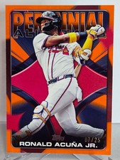 2026 Topps Series 1 Ronald Acuna Jr. Perennial All-Stars PAS-2 Orange 7/25