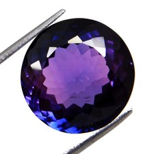 Natural 8.25 Ct Purple Tanzanite Round Cut Certified Loose Gemstone With Gift