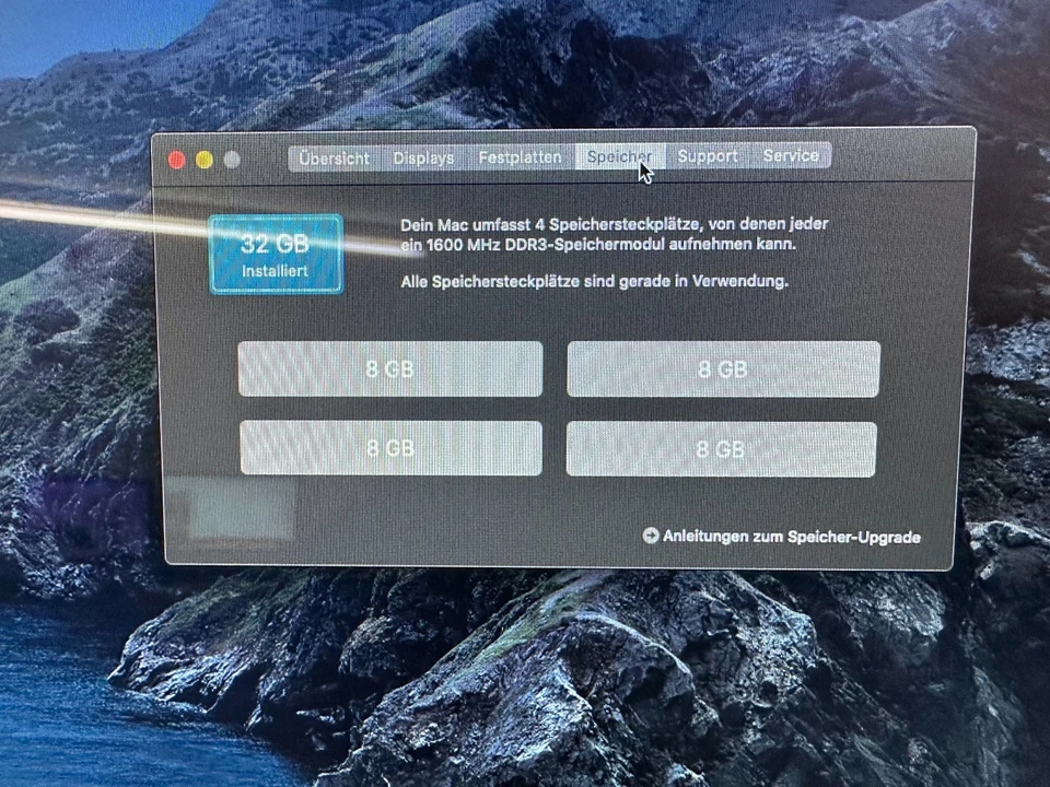 Apple iMac 27 Zoll Intel Core i5 3,2 GHz 32 GB RAM 1TB HDD Modell 2013 - Bild 4 von 4