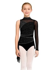 Girls Lyrical Dance Dress Ballet Leotard Modern Gymnastics Dance Irregular Skirt