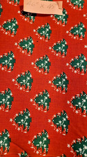 CHRISTMAS TREE PATTERN COTTON MATERIAL 46" X 45"