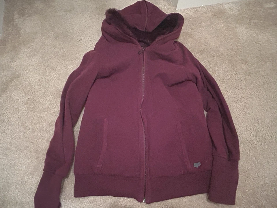 Sudadera con capucha forrada de piel sintética Sasquatch Y2K AOP Fox Racing talla grande Foto 2 de 4