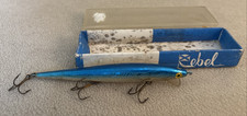Vintage Rebel Minnow Blue & Silver 4.5" #203 Original Box Made in USA