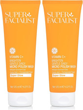 Super Facialist - Vitamin C + Brighten Gentle Daily Micro Polish Wash, Face Wash