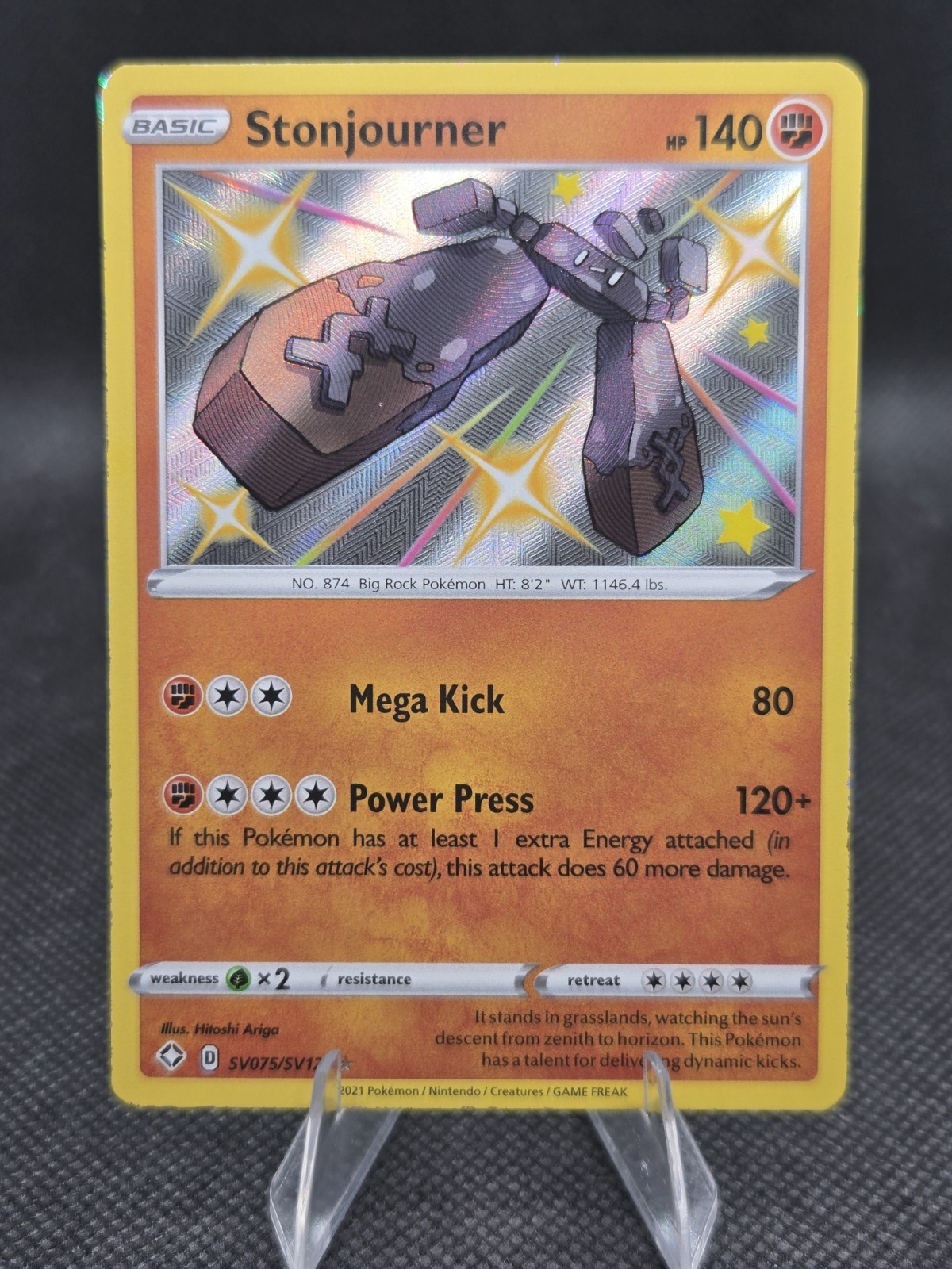 Stonjourner (Baby Shiny) SV075/SV122 Pokemon Shining Fates Shiny Vault - LP