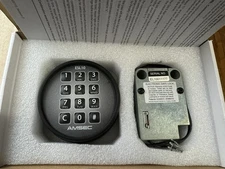 Amsec ESL10 lighted Electronic Safe Lock Kit Black New With Batteries