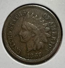 1869 US Indian Head Cent! FINE/VF Details! Semi Key Date! Old US Coin!