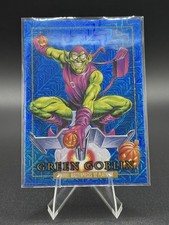 2024 Marvel Masterpieces '92 Platinum Green Goblin #36 Blue Traxx Parallel