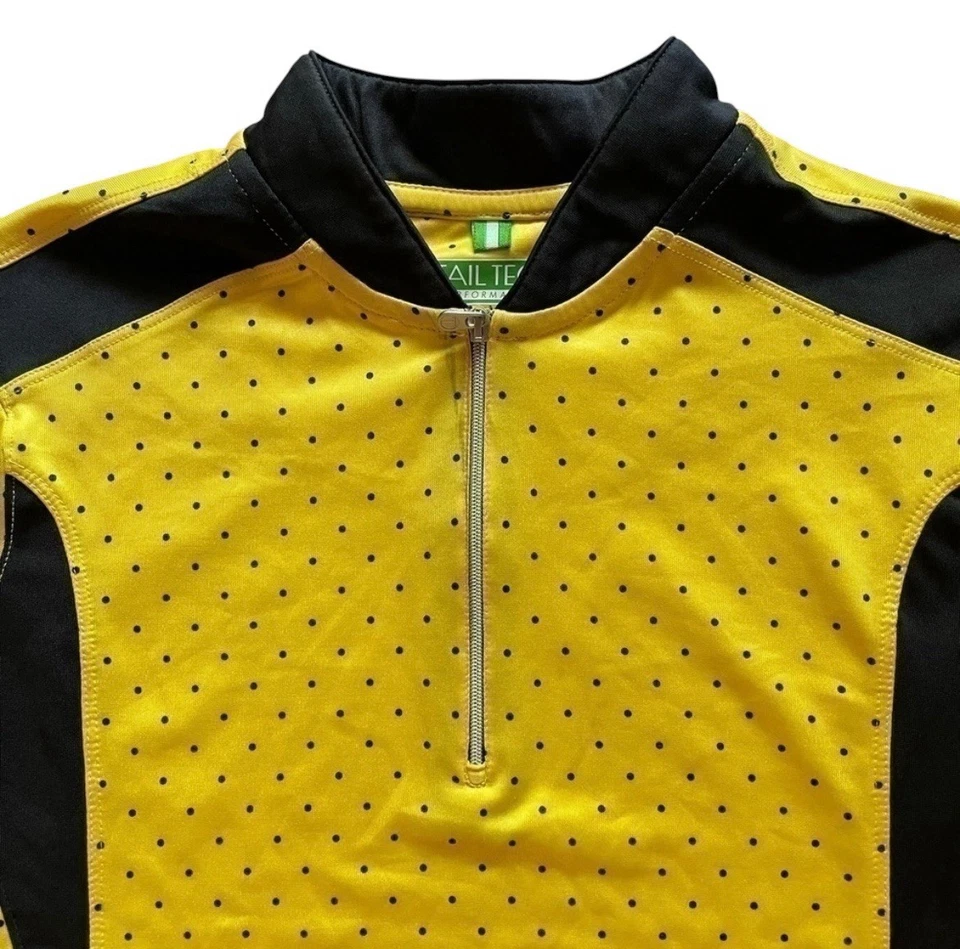 尾部技术性能 • 网球高尔夫户外运动上衣圆点图案 • XS — 第 4/4 张图片