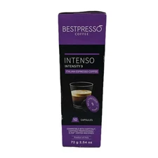 Coffee Pods Bestpresso for Nespresso Machine -  Intensity 9 - Italian Espresso