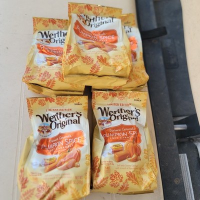 Werther's Original Pumpkin Spice Soft Caramels - Limited Edition 5 Bags 8.57 oz