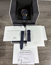 IWC Pilot's Watch Chronograph Blue 41mm Men's Watch - IW388109 Box & Papers 7