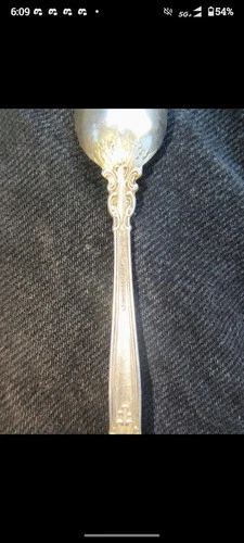 Pure Silver Gorham "Chantilly" Sterling Silver Baby Spoon (Pattern Patent 1895)