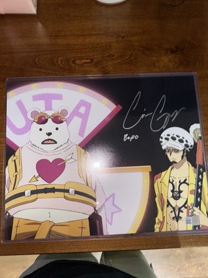 One Piece Autoghraped Signed Poster with COA