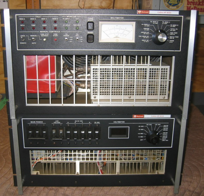 Collins HF-80 1 KW Amplifier and Power Supply HF-8023 8032