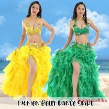 Women Belly Dance Costume Dress Cloth BellyDancing Skirt Stage Performance