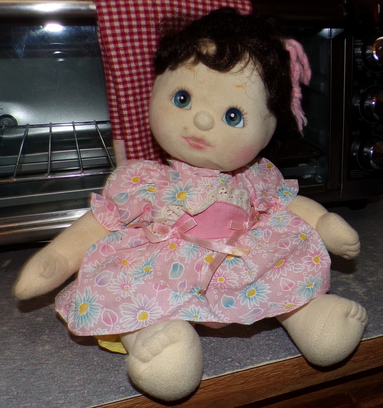 Mattel My Child Doll 1985 Dark Brown Hair & Blue Eyes