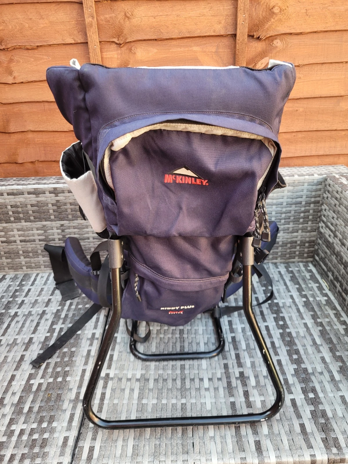McKinley Kiddy Plus MLS System Child Carrier Backpack Blue/Black