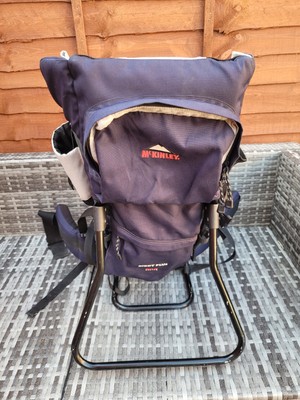 McKinley Kiddy Plus MLS System Kindertragerucksack blau/schwarz