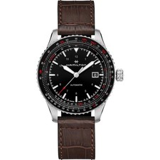 HAMILTON Khaki Aviation Converter H76615530 Black Men's Watch New in Box