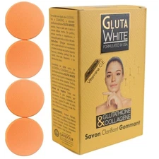 Gluta White Exfoliating Soap With Glutathione & Collagen Vitamin C with 4...