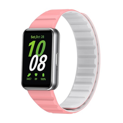 Bracelet Silicone Magnétique Pour Samsung Galaxy Fit 3 SM-R390 Rapide Détachable - Zdjęcie 13 z 29