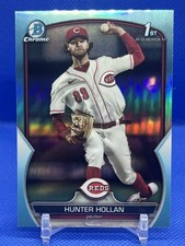 2023 Bowman Draft Chrome Hunter Hollan #BDC-59 Sky Blue