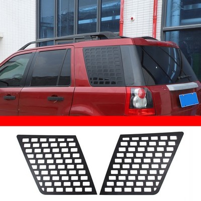 Rear Window Glass Panel Cover Trim For Land Rover Freelander LR2 2007-2015 2PCS