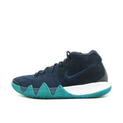 Nike Herren Kyrie 4 Sneaker EU 44.5 Dunkelblau/Türkis 943806-401