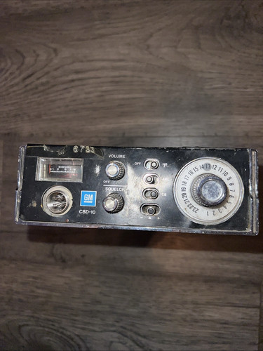 GM CBD-10 CB Radio Trans-Am Untested No 1975 No Receiver