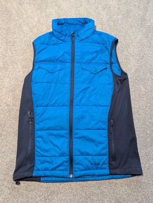 Merrell Vest Mens Large Blue Puffer Select Warm Hiking Outdoor Camping 