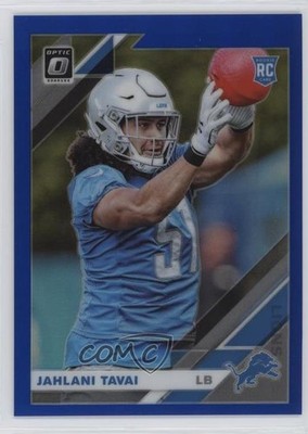 2019 Panini Donruss Optic Rookies Blue Prizm 66/150 Jahlani Tavai Rookie RC 15ej