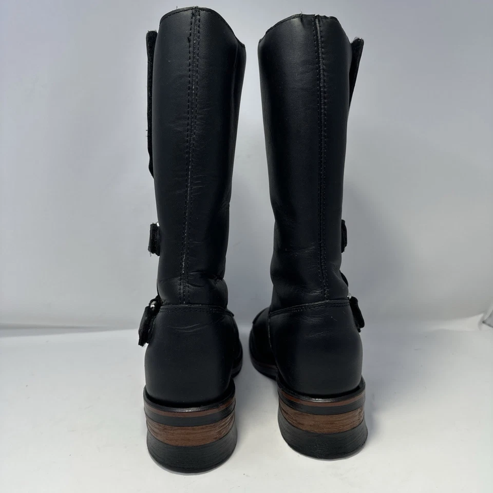 Chippewa Odessa Rally Botas de Motocicleta Cuero Negro Mujer Talla 5.5 B Foto 3 de 4