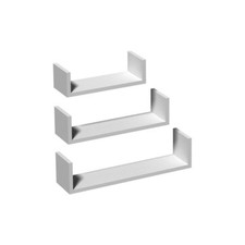 Wand-Regal-Set, Modulfächer, Regalsysteme, Hängeregale FUS 420/340/260