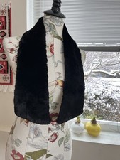 Black Beaver Real Fur Collar From Europe