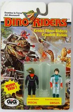Dino Riders Action Figures - Snarrl (Piton) & Ursus - Tyco GIG Italy