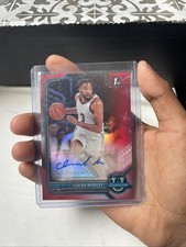 Isaiah Mobley Bowman U 1st Pink Auto /5