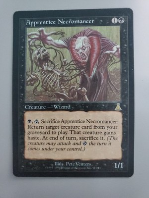 MTG Apprentice Necromancer Urza's Destiny Regular Rare MP