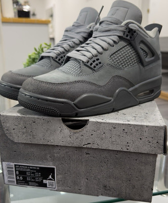 Jordan Air Jordan 4 Retro SE Wet Cement Smoke Grey Iron Grey Suede FQ7928-001