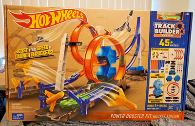 Hot Wheels  Track Builder  Power Booster Kit: Rocket Edition (BRAND NEW) DXY39