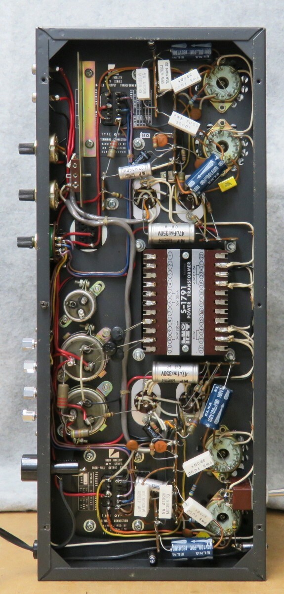 LUXMAN LUXKIT KMQ60 Tube Power Amplifier 50CA10 30W+30W Tested