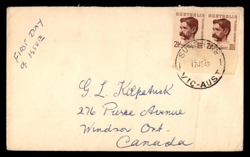 Mayfairstamps Australia FDC 1949 Henry Lawson First Day Cover aaw_35147
