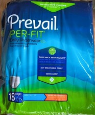 1 ESTUCHE DE Prevail Per-Fit Ropa Interior Adulto Talla Grande Extra Absorción 4 piezas de 18