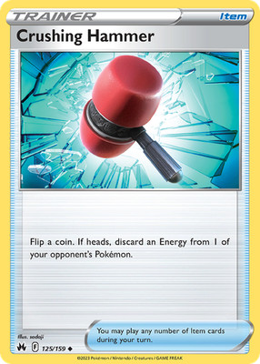 Crushing Hammer 125/159 Crown Zenith Uncommon Pokemon NM/M