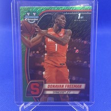 2024-25 Bowman U  Chrome - Donavan Freeman #21 Green Shimmer Refractor (RC)