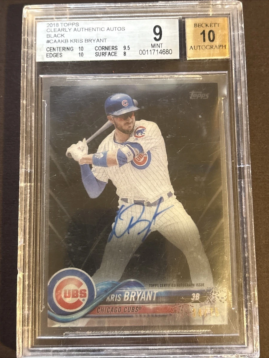 Kris Bryant 10 Graded Baseball Sports Trading Cards & Accessories