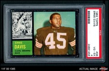 1962 Topps #36 Ernie Davis Browns-FB RC Syracuse PSA 4 - VG/EX