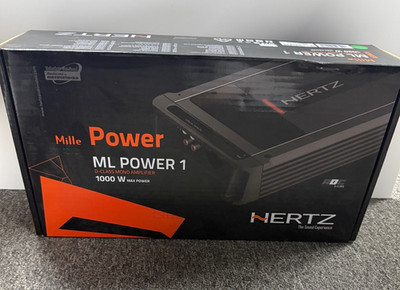 Hertz ML Power 1 Mono Kanal Class D Auto Verstärker Subwoofer Amp 1000WRMS GEBRAUCHT